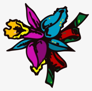 Original Png Clip Art File Rainbow Daffodil Svg Images