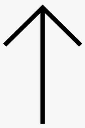 Up Arrow - Thin Arrow Icon Png