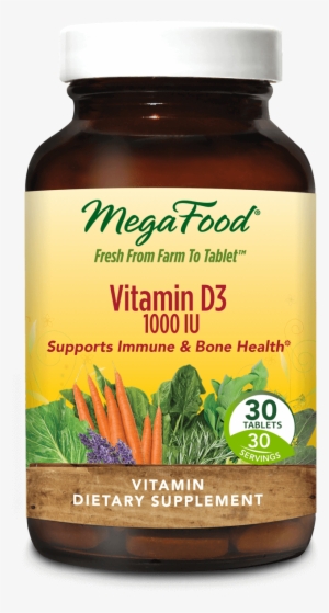 Vitamin D-3 1000 Iu - Megafood Women Over 40 One Daily Supplement - 60 Tablets