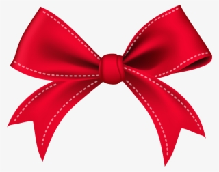 Bow Red Png Clip Art Image - Birthday Bow Png