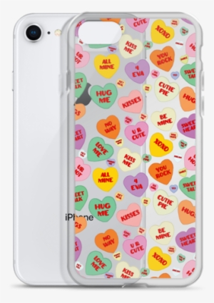 Candy Hearts Iphone Case - Mobile Phone Case