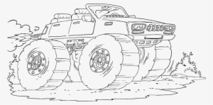 Drawing Monster Truck 102 - Coloring Monster Truck