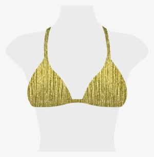 Golden Glow Dallas Bikini Top