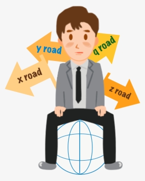 Confusion Crossroads Icons Png - Indecision Clipart