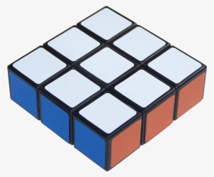 Floppy Cube Solved 1 - 3x3x1 Rubik's Cube