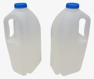Empty Plastic Milk Bottle