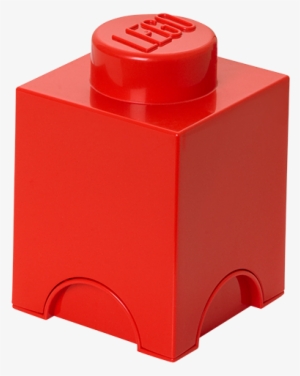 Red Lego Brick Png For Kids - Lego Bright Red Storage Brick 1 Children's Toy Box