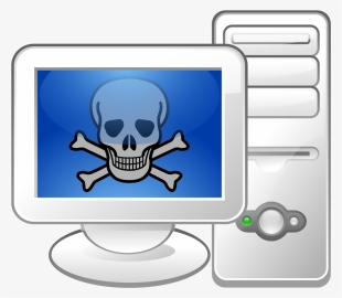 File - Malware Logo - Svg - Skull And Crossbones
