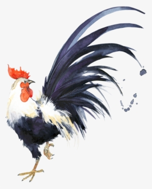 2017 feng shui - rooster chinese painting