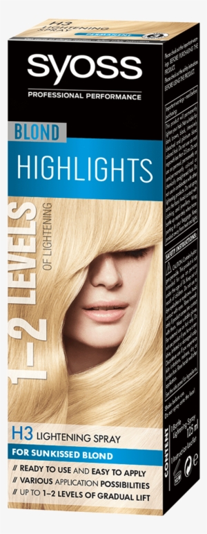 Syoss Com Color Blond Highlights H2 Precise Highlights - Syoss Colors Blond Spray Blonde 125 Ml