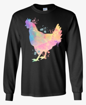 Chicken Watercolor Splash Animal Lover Apparel - Merry Christmas Pig Shirt