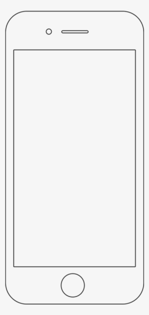 Iphone 6 Outline For Wireframe - Wallpaper