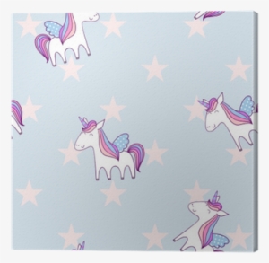 Magic Cute Unicorn With Stars - Cartoon