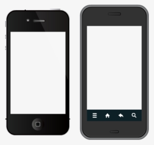 Iphone 4 Png Template - Smartphone