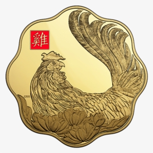 Year Of The Rooster Pure Gold Coin Png - Year Of Rooster Canada Mint