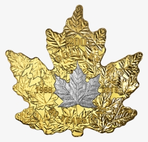 Pure Gold Platinum-plated Coin - Canadian Platinum Maple Leaf