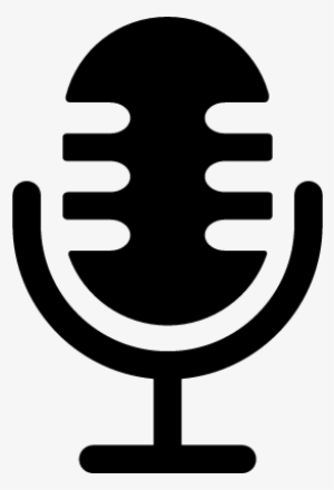 Old Radio Microphone Vector - Icono Microfono Radio
