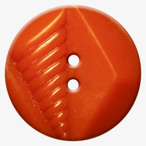 Button With Diamond And Diagonal Line Design, Red-orange - Diagonal