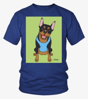Doberman Dog T-shirt - All Men Are Created Equal But Only