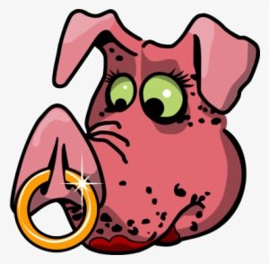 Image - Pig With A Ring In Its Nose Transparent PNG - 400x392 - Free  Download on NicePNG
