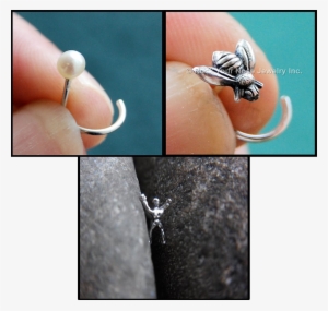 Pearl And Little Bee By Rock Your Nose, Happy Man By - Pre-engagement Ring