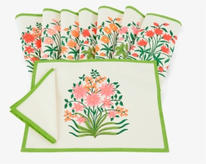 Inspired By The Mughal Love Of Flowers Each Placemats - Placemat