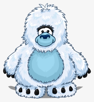 Yeti Costume From A Player Card - Yeti Club Penguin Png