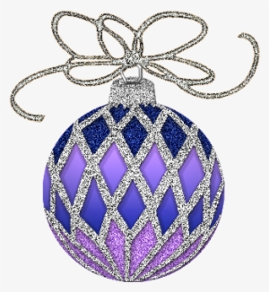 Silver Clipart Purple - Purple Christmas Clip Art