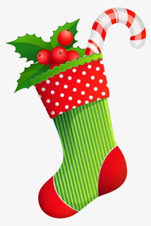 Vector Royalty Free Download Christmas Holiday Stocking - Clip Art
