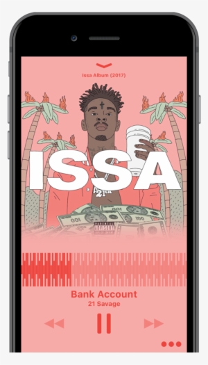 Musicplayer Iphone8spacegrey Portrait 4x - 21 Savage Issa Album