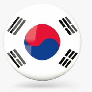 Korea Flag Round Png
