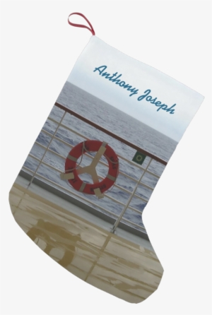 Ship Railing Personalized Christmas Stocking - Der Geländer-gewohnheit Kleiner Weihnachtsstrumpf