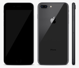 Iphone 8 And 8 Plus Png Clip Art Free Download - Apple Iphone 8 Plus - Space Grey