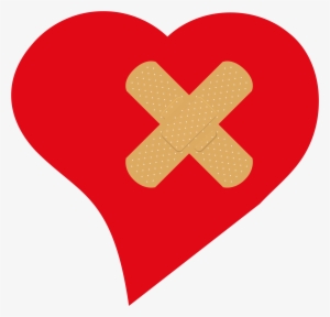 Love Heart Bandaged - Heart With Bandage