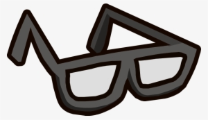 Grey Glasses - Club Penguin Glasses