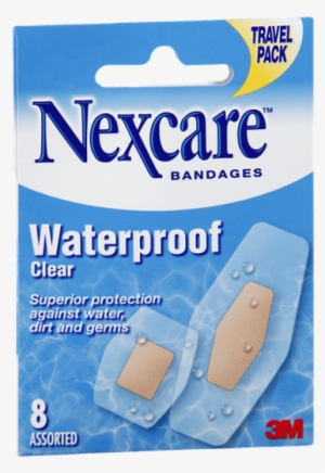 Nexcare Waterproof Bandages 588-08, Assorted