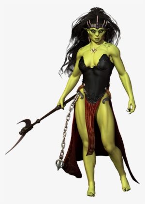 Orc, Character, Fantasy, Monster, Warrior, Magic, Evil - Fantasy Orc Woman