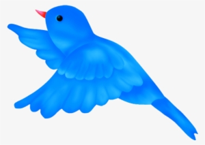 Bird Clipart Png - Blue Bird Flying Clipart