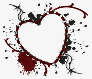 Romantic Love Frames Png Download - Gothic Heart Png