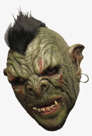 Deluxe Orc Mok Latex Mask With Teeth