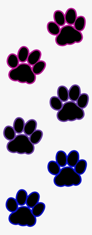 Cat Paw Print Bisexual - Cat Paws Print Purple