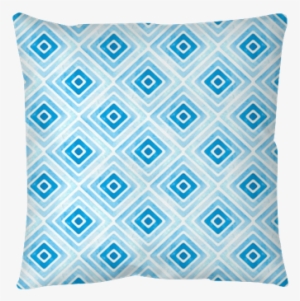 Watercolor Vector Rhombus Texture - Pillow
