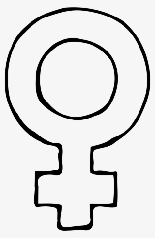 Female Gender Symbol Woman - Clip Art Woman Sign