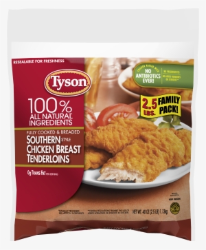 Fully Cooked & Breaded Southern Style Chicken Breast - Tyson Southern Style Nuggets - 13.25 Oz