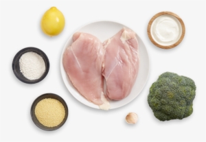 Seared Chicken & Couscous With Broccoli & Lemon-yogurt - Food