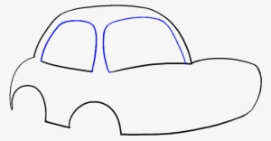 Point Drawing Car - Easy To Draw Cartoon Cars Transparent PNG - 678x600 -  Free Download on NicePNG