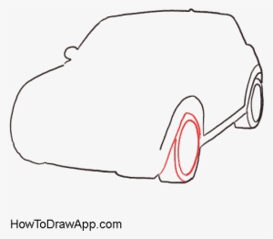 How To Draw Mini Cooper Easy - Mini Cooper Drawing Easy