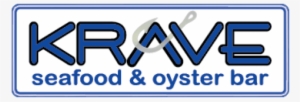 Cropped Logo With White Background - Krave Seafood & Oyster Bar