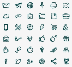 Jolly Icons 400 Hand-drawn Vector Icons - Hand Drawn Icons