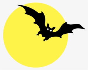 Image Result For Scary Bat Silhouettes Halloween Clipart, - Halloween Cartoon Clip Art